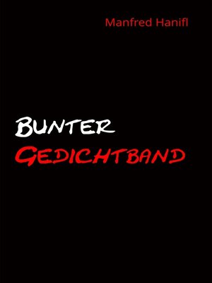 cover image of Bunter Gedichtband